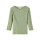 Langarmshirt gerippt, gr&uuml;n