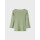 Langarmshirt gerippt, gr&uuml;n