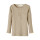 Sweatshirt gerippt mit Brusttasche. beige