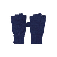 KIDS-Strickhandschuhe mit Fingerkappe, dunkelblau