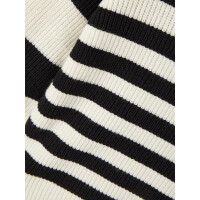 Kids Strickpulli getreift, schwarz/ wei&szlig;