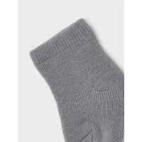 Baby Wollsocken, asphalt