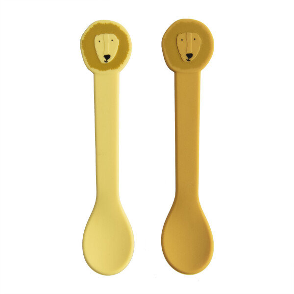 Silikon L&ouml;ffel 2-pack - Mr. Lion