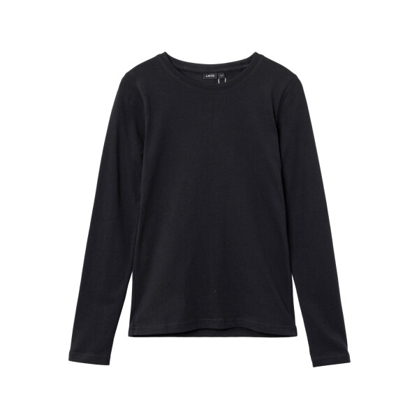 LMTD Langarmshirt, schwarz