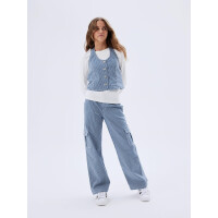 LMTD Langarmshirt, wei&szlig;