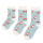 Miss Sparrow Kindersocken Bamboo Foxes duck egg