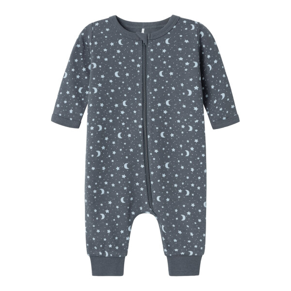 Baby Schlafanzug mit Sternchenmuster, grau