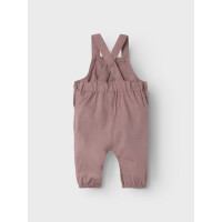 Baby Einteiler mit Kn&ouml;pfen und Taschen, aubergine
