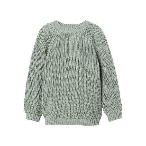 Bio Strickpullover, pudriges mint