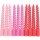 Spiralkerzen, Pink Mix, 10 Stk