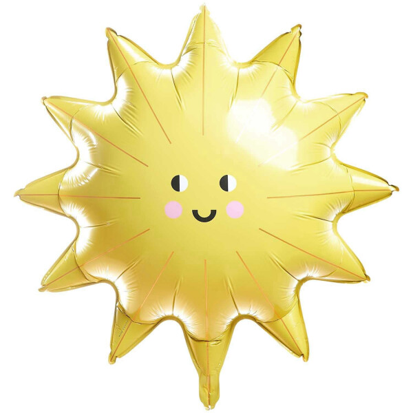 Folienballon Sonne, 1 Stk