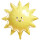 Folienballon Sonne, 1 Stk