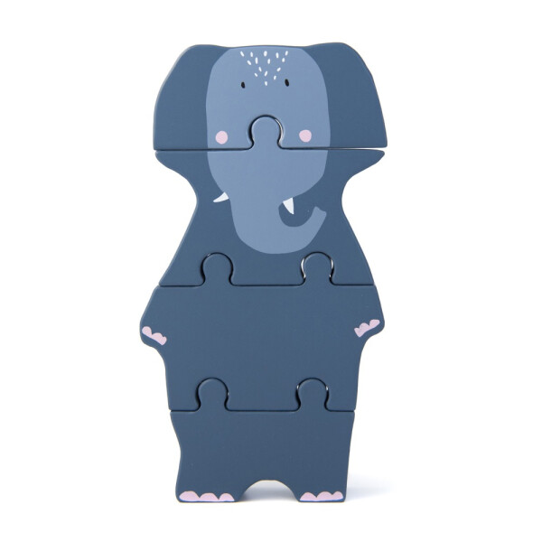 WOODEN BABY PUZZLE - MRS. ELEPHANT