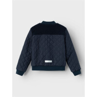 Stepp Bomberjacke mit Teddydetail, dunkelblau