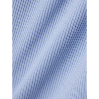 LMTD Rippstrick-Top, hellblau mit Spitze