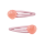 Hairclips Muschel, rosa