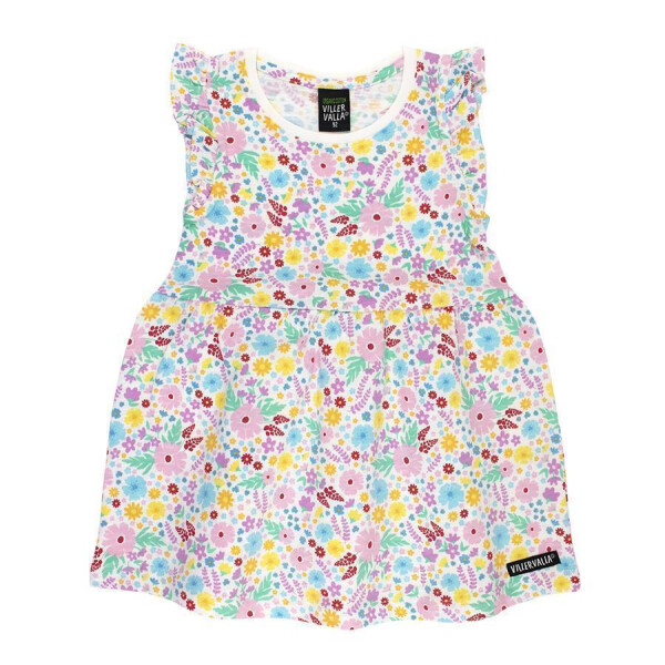 Villervalla Kleid mit Blumenmuster, bunt