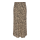 Rock, lang mit Schlitz, Animal-Print