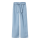 Weite Sommerjeans mit Schleife, hellblau