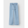 Weite Sommerjeans mit Schleife, hellblau