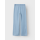Weite Sommerjeans mit Schleife, hellblau