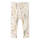 Baby Leggings mit Blumenmuster und Libellen, beige