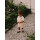 Lil Atelier Latzhose mit kurzem Bein, gestreift