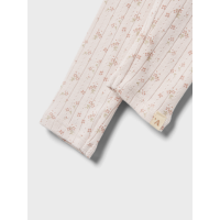 Leggings im Vintagelook mit kleinen Blumen, beige