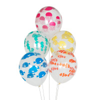 My Little Day Tattooed balloons- Ocean