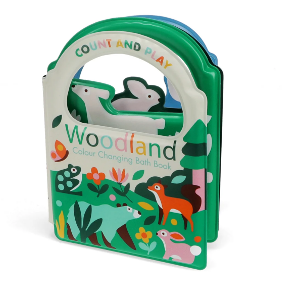 Badewannenbuch mit Farbwechsel Woodland