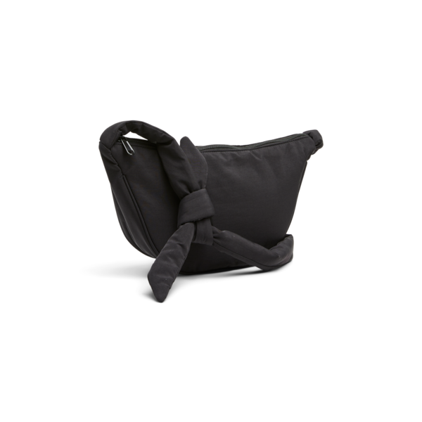Nylon Umh&auml;ngetasche, schwarz