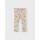 Baby Leggings gerippt mit Gorillamuster, beige