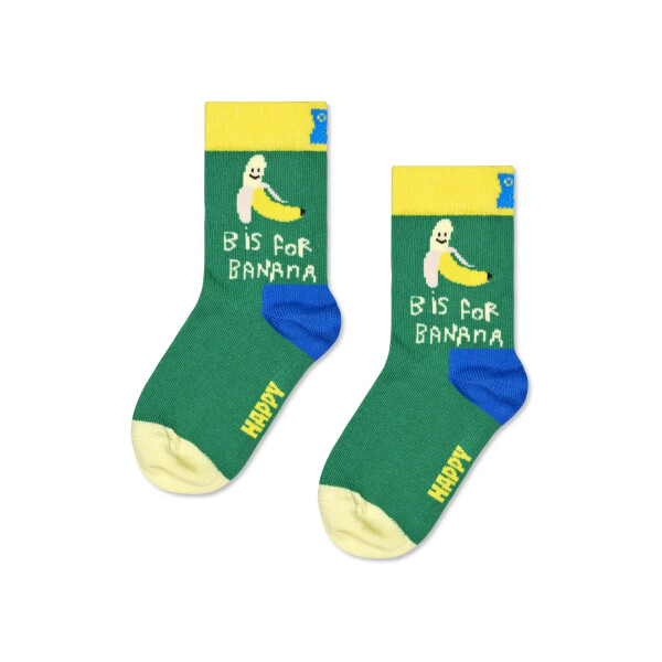 Happy Socks, gr&uuml;n mit Bananen