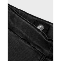 Leichte Hose im Jeanslook, schwarz