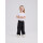 Leichte Hose im Jeanslook, schwarz