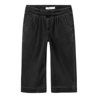 Leichte Hose im Jeanslook, schwarz 98