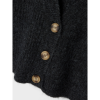 Cropped Cardigan dunkelgrau