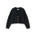 Cropped Cardigan dunkelgrau