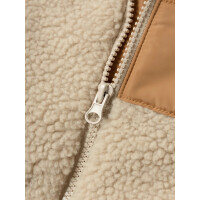 Baby Teddy Jacke, beige/brown