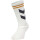 Hummel Socken, wei&szlig; mit grauen/ gelben Details