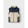 Kids Teddy Weste, beige/dunkelblau