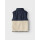 Kids Teddy Weste, beige/dunkelblau