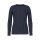 Langarmshirt gerippt, dunkelblau