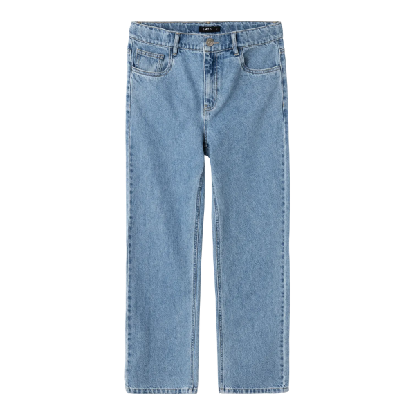 LMTD Dad Straight Pant, medium blue denim