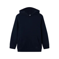Kids Hoodie, dunkelblau mit R&uuml;ckenprint