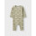 Baby Bodysuit, light green mit Elefantenprint