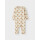 Baby Bodysuit, beige mit Elefantenprint