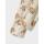 Baby Bodysuit, beige mit Elefantenprint