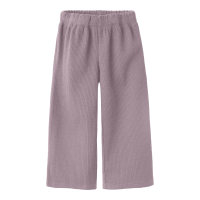 Mini Wide Pant mit Stuktur, altrosa