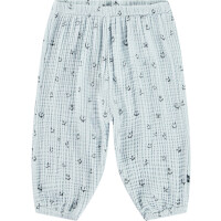 Musselin Hose, hellblau